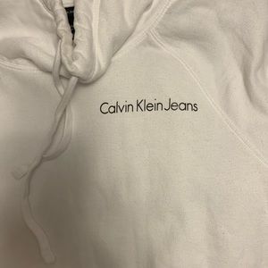 White Calvin Klein Hoodie 💛